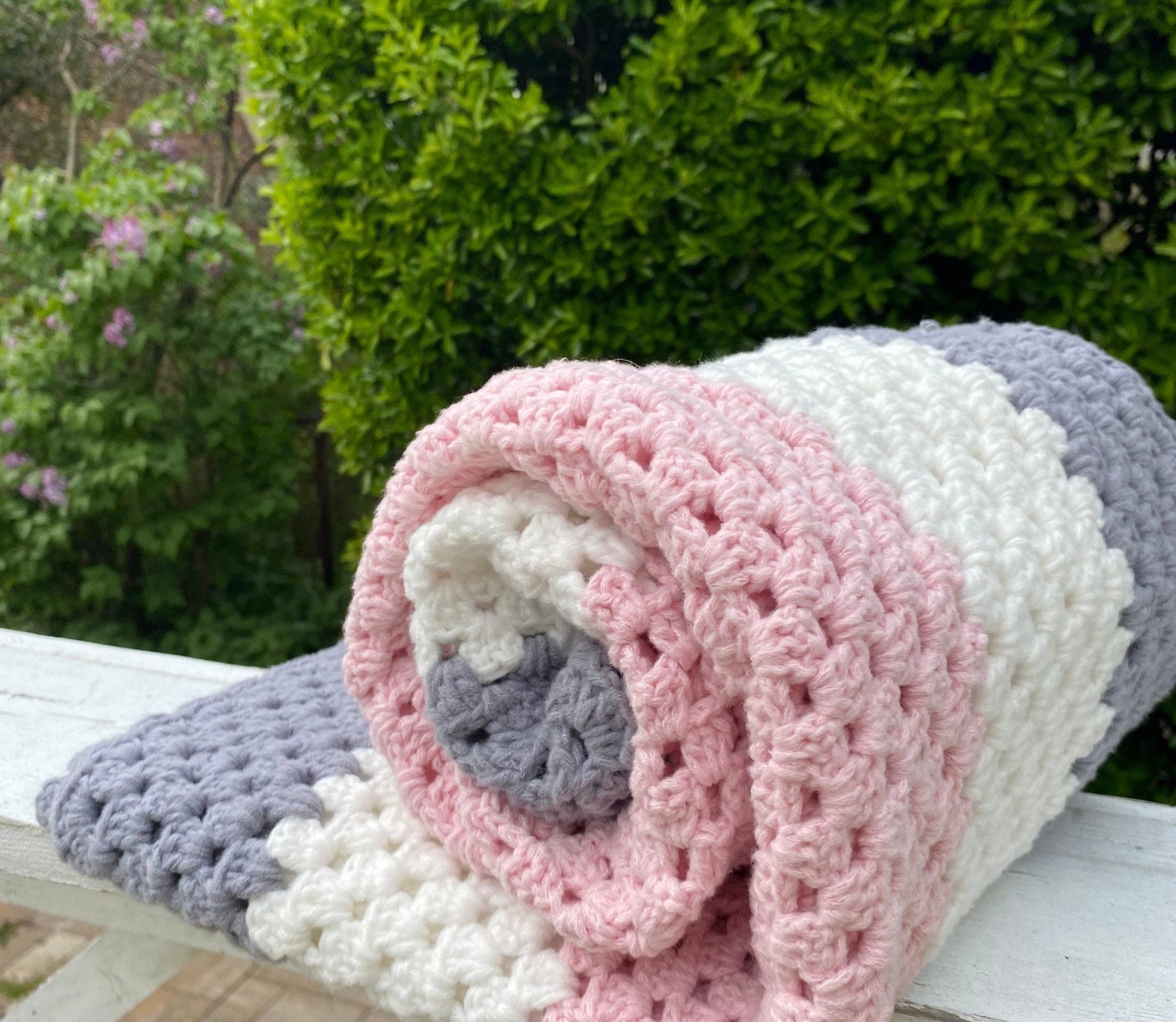Tween Baby Girl Blankets. Tweens Gift Set Pink and Grey Baby Etsy