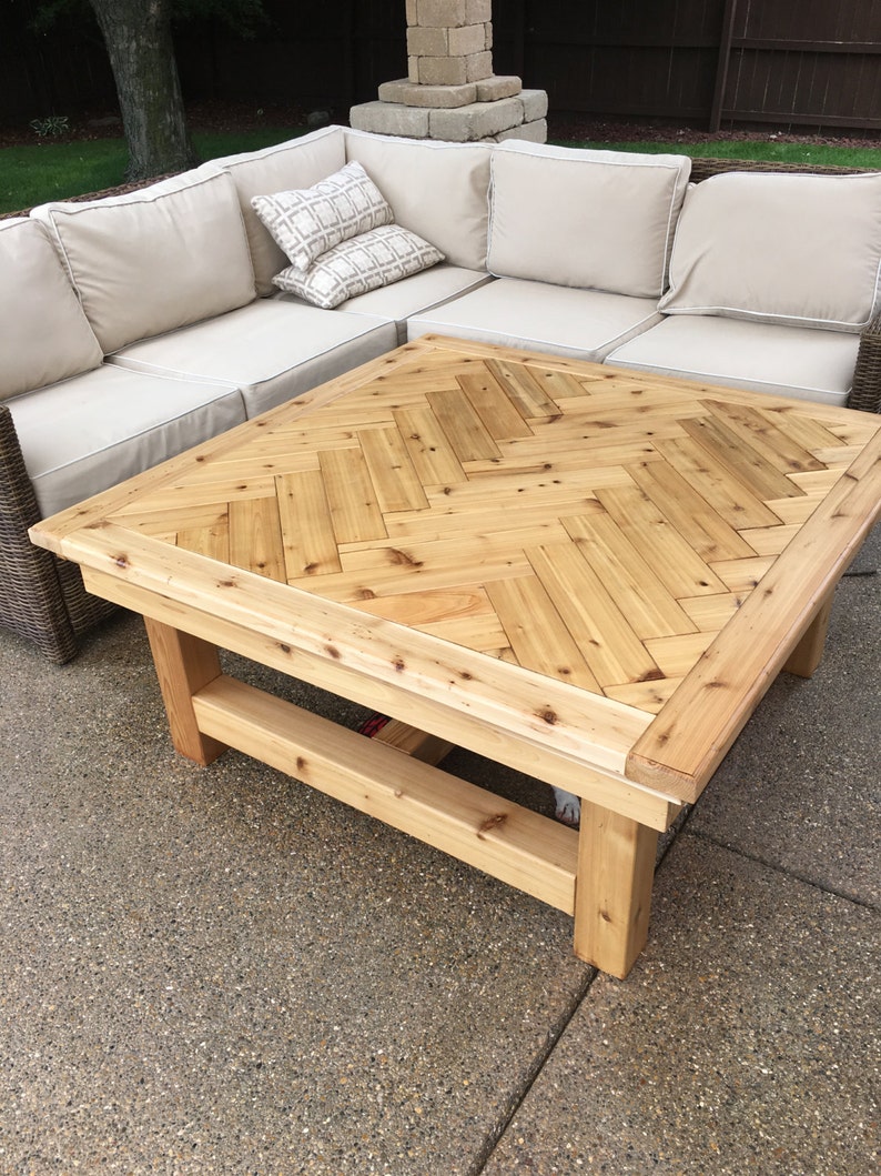 Rustic Cedar Coffee Table Image 0