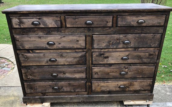 Rustic Bedroom Dresser Etsy