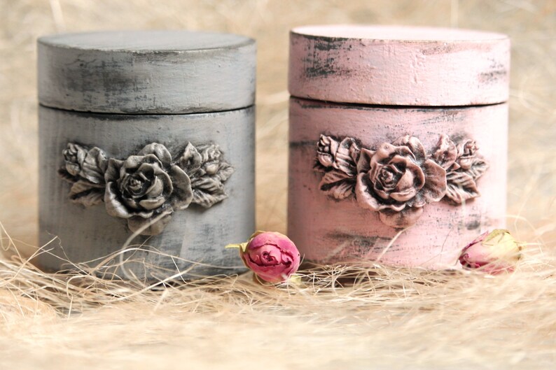 Wedding Ring Boxes ORNATE Ring Box His Hers Box Mr Mrs Ring Etsy