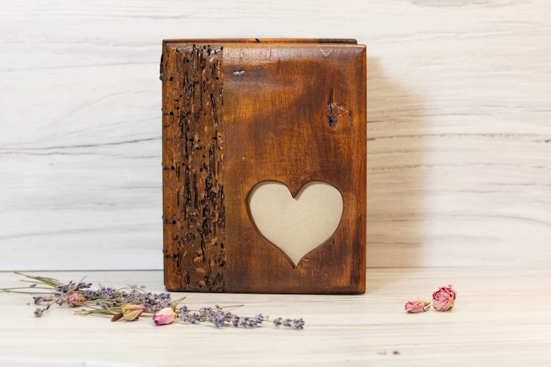 Scrapbooking Rustic Wedding Guest Book Wood Hand binded Guestbook Wedding Guest Book Personalized Wedding Guest Book Wood Guest Book