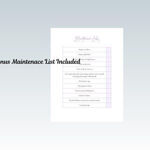 Deep Cleaning Schedule Checklist, Household, Perimeter Method, Easy ...