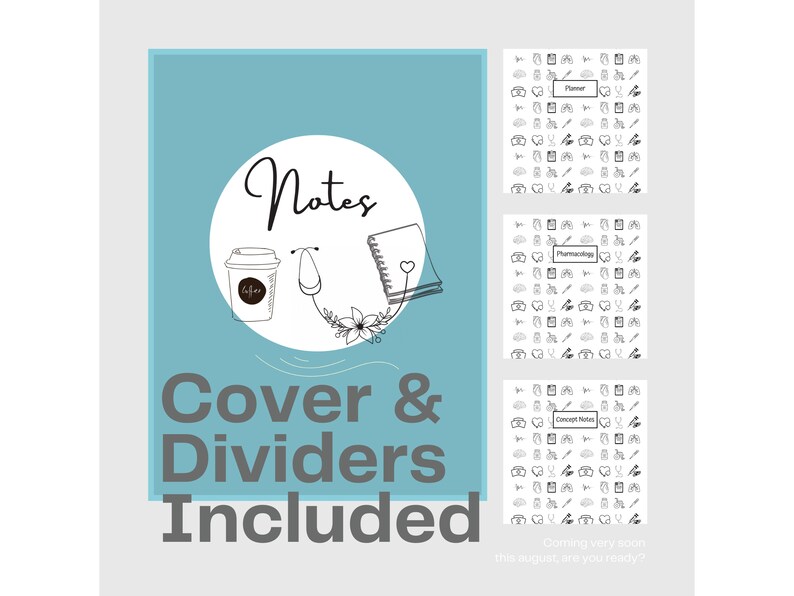 Nursing Notes Folder Printable Ultimate Nursing School Note-taking Bundle Template Packet ...