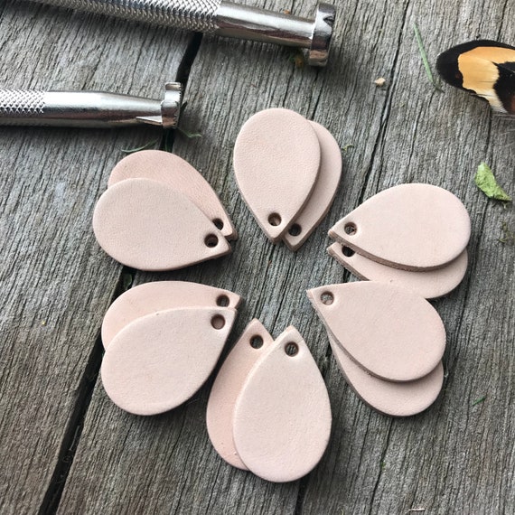 Teardrop leather earring best sale blanks