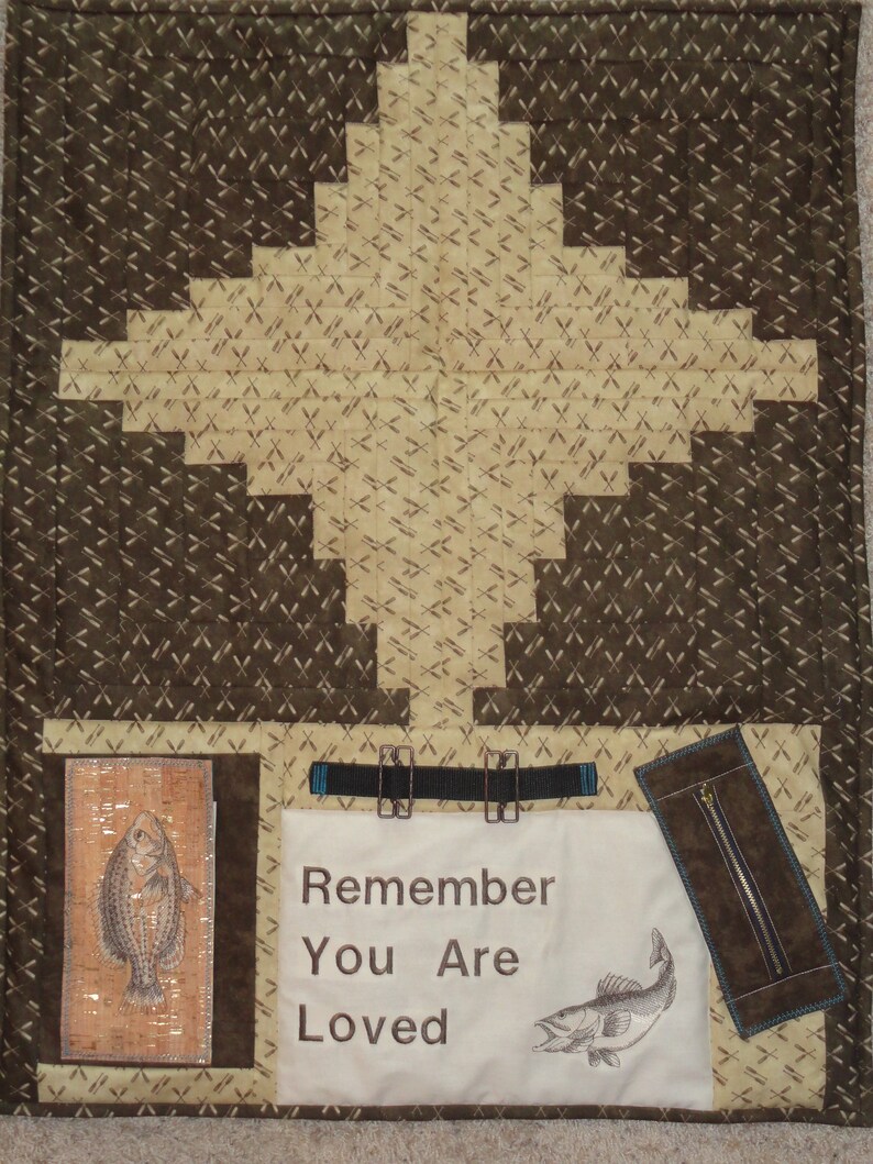 Fidget Wheel Chair Quilt