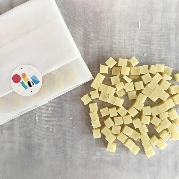 DIY Beeswax Wrap! INDIVIDUAL PELLETS (premixed beeswax, pine resin, and jojoba oil)