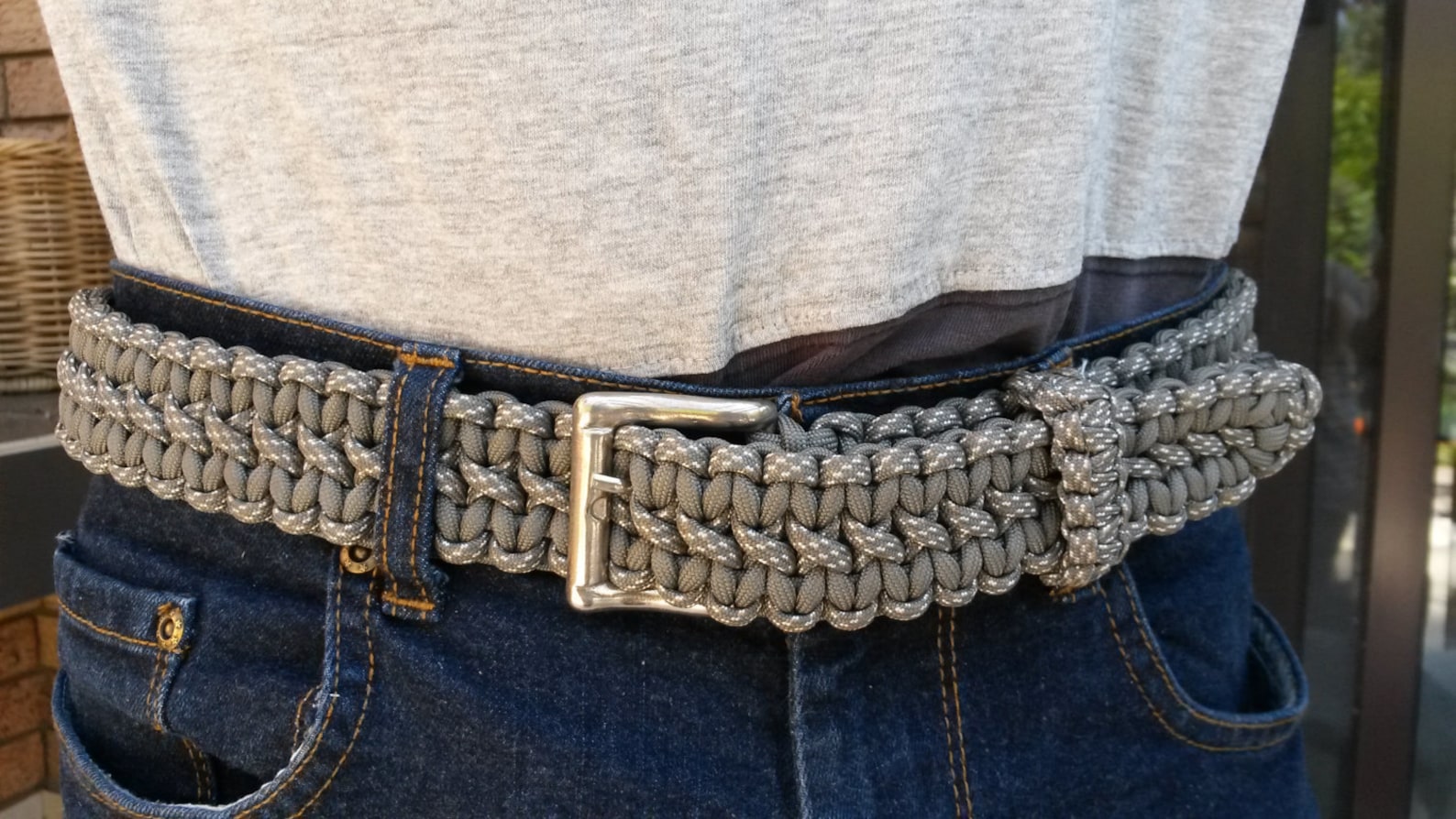 Paracord Belt Double Cobra Weave Custom Made Choose colour Etsy