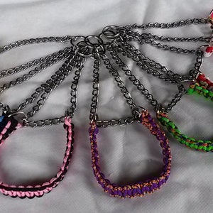 Paracord Martingale collar - Small dog/pup - &#39;Micro&#39; or &#39;medium weight&#39; - custom made