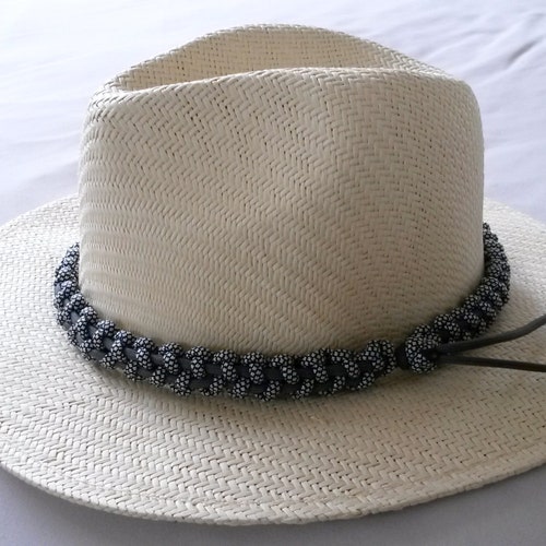 Bee Fedora Hat Bee Decorated Green and 