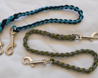 Dog ute tether, Paracord - extremely strong, Many colours to choose from