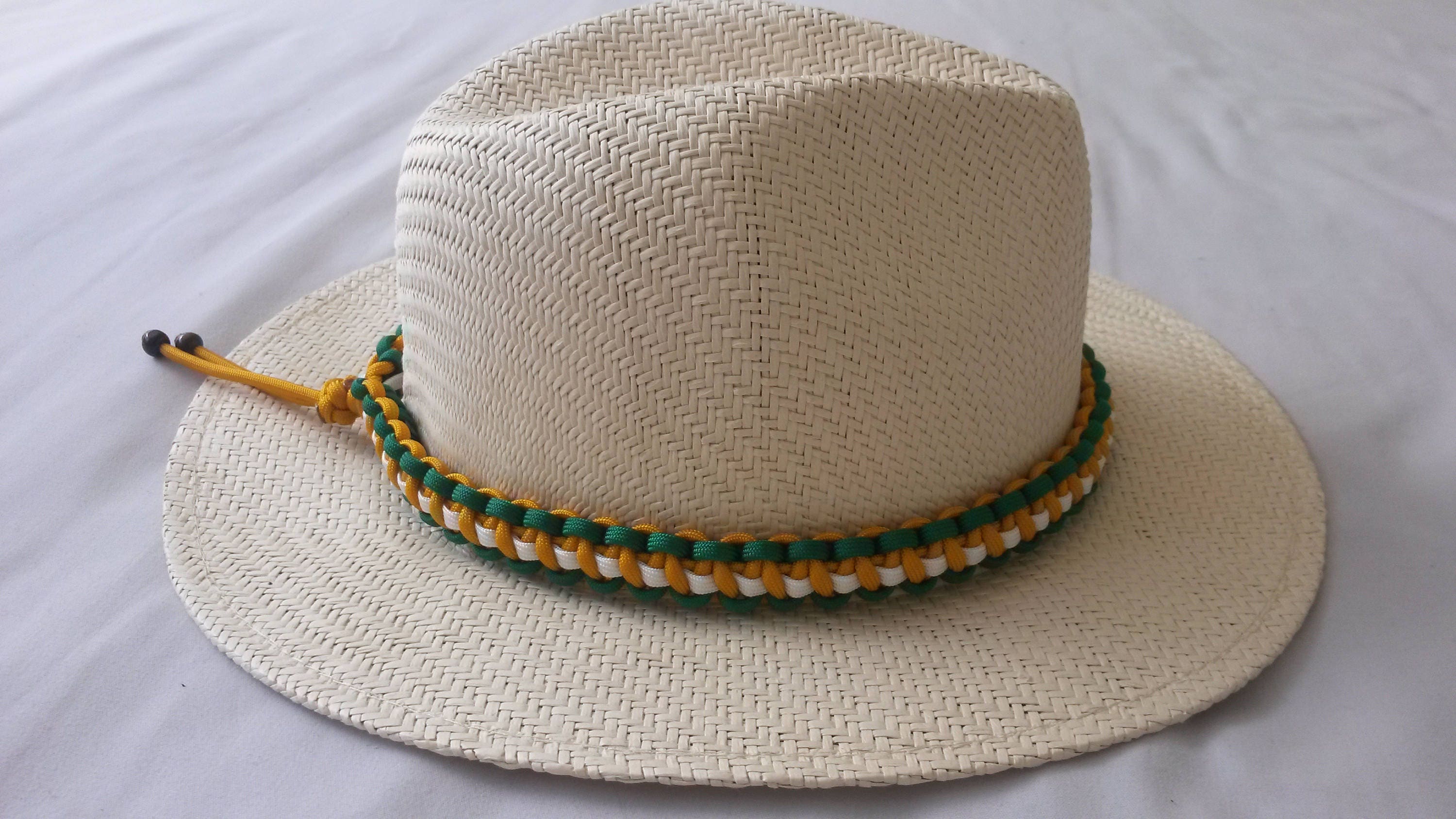 Hat band Paracord 550 choice of colours sizes & 3 weaves Etsy