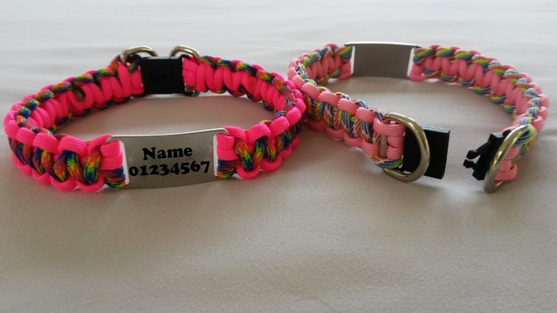 Safety Breakaway Dog Collar Paracord 550 Choose Your Own Etsy Australia