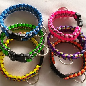 Cat or small breed dog collar, Paracord 550 - gutted, Custom made, Non-adjustable, Many colours.