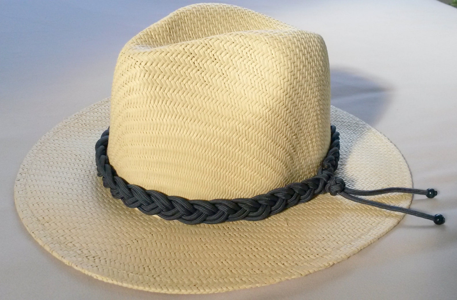 Hat Band Paracord 550 Choice of Colours Sizes & 3 Weaves Etsy