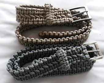 Paracord Belt, Double Cobra Weave, Custom Made, Choose colour & size