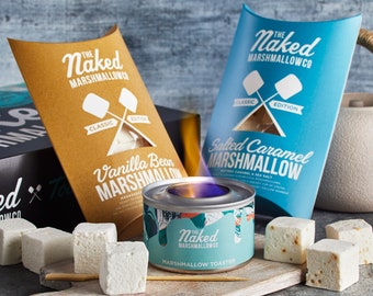 Gourmet Marshmallow Toasting Gift Set - Food Gift - Gift For Him - Gift For Her - Smore Gift - Marshmallow - Marshmallow Roasting Kit