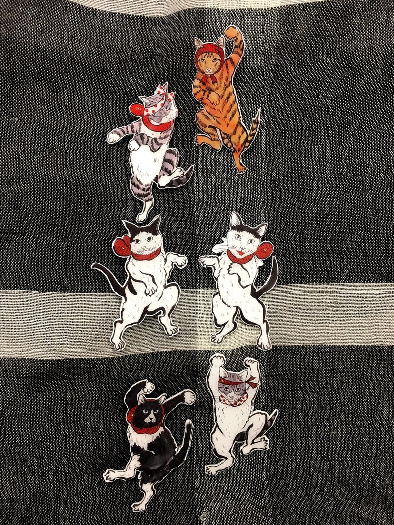 pin JIJI Zara Zara Cat Dancer Brooch