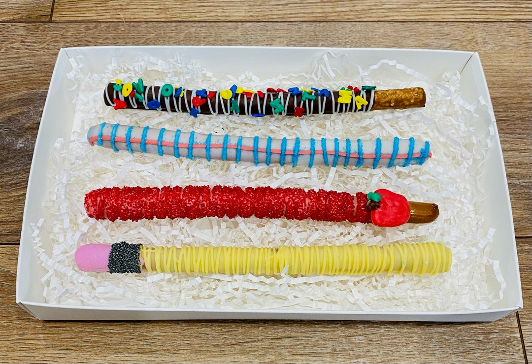 Chocolate Dipped Pretzels, Teacher Appreciation Gift, End of School