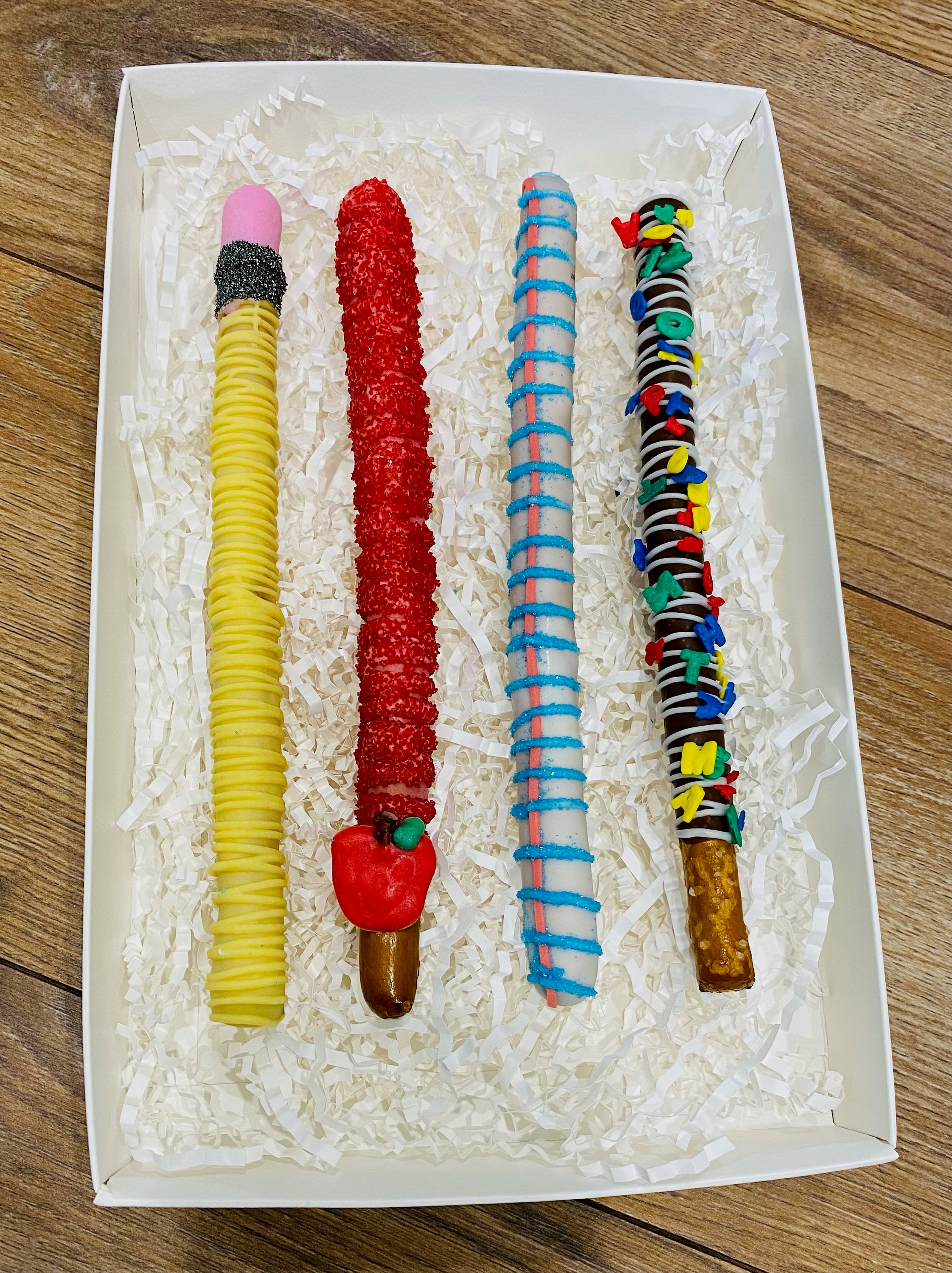 Chocolate Dipped Pretzels, Teacher Appreciation Gift, End of School