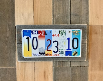 15 Year Anniversary Gifts for Husband | Personalized 15th Wedding Anniversary Gift for Wife | Custom 15 Year Anniversary | Unique Date Sign