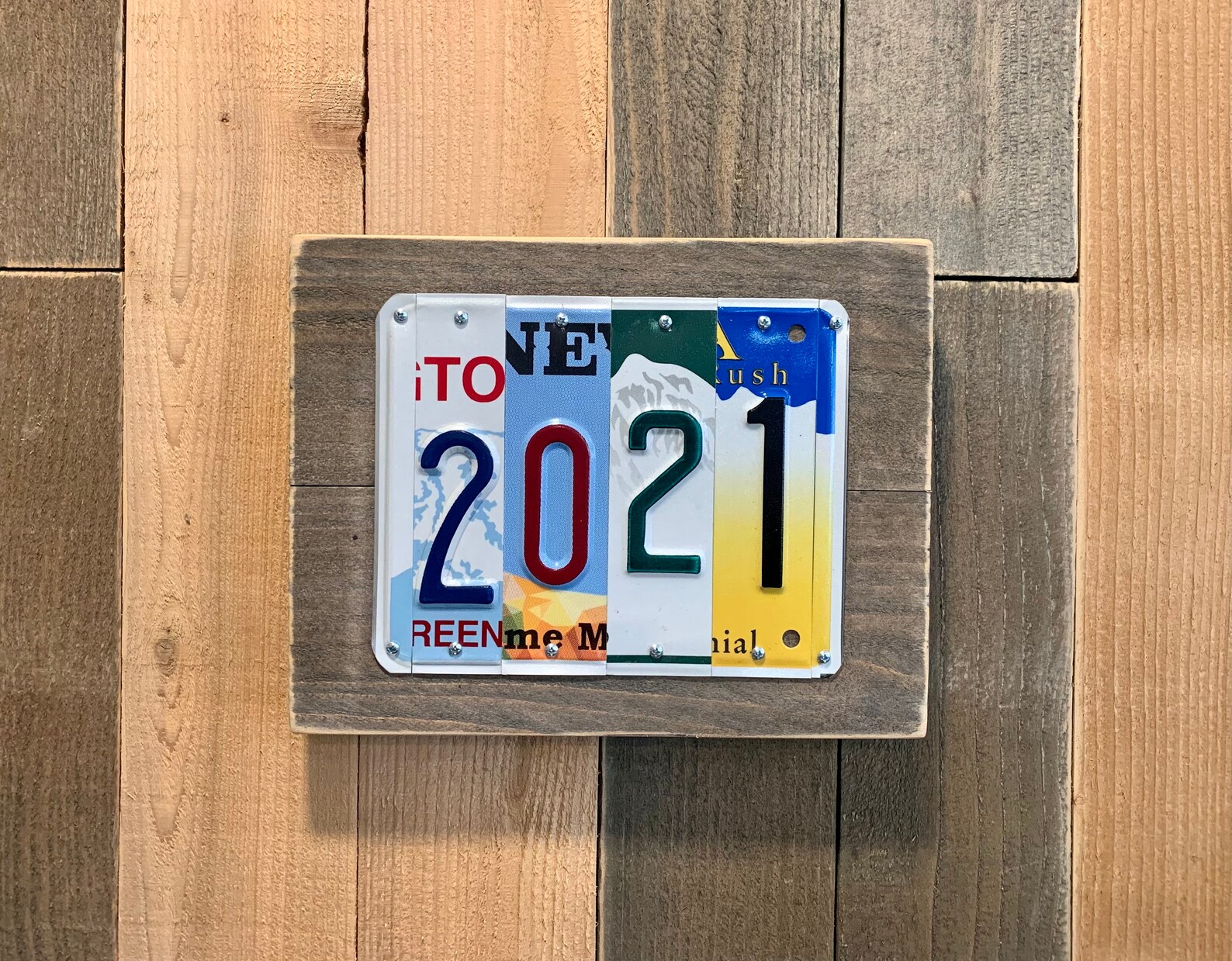 Custom College Name License Plate Sign / Unique Graduation Etsy