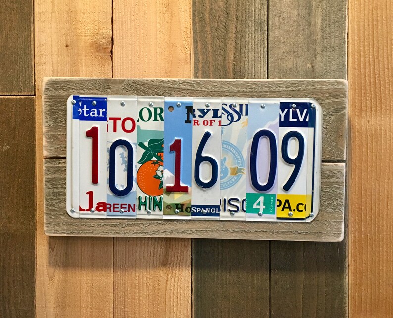 Custom Tin or Aluminum Anniversary Gift 10 Year Anniversary Etsy