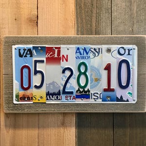 15 Year Anniversary Gifts for Husband | Personalized 15th Wedding Anniversary Gift for Wife | Custom 15 Year Anniversary | Unique Date Sign