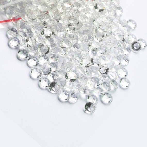800 Diamond Table Confetti Wedding Bridal Shower Party Decorations 4 Carat/10mm  Wedding Supplies Unique wedding ideas reception theme ideas