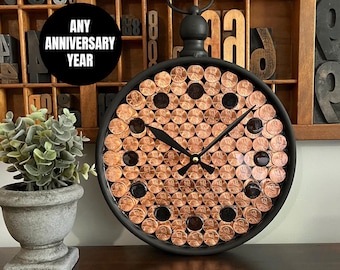 Custom Anniversary Gift, Anniversary Wall Clock
