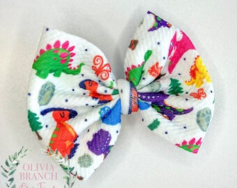 Celestial Dino Bunny Eared Scrunchie