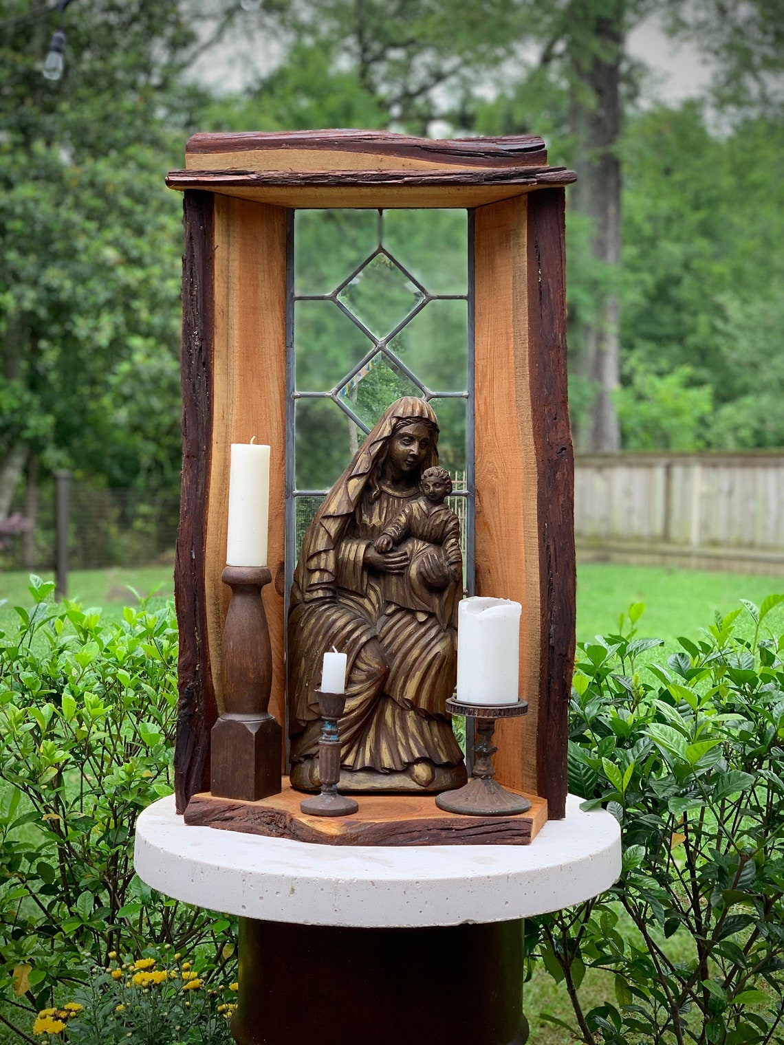 Madonna and Child baroque carving image 0