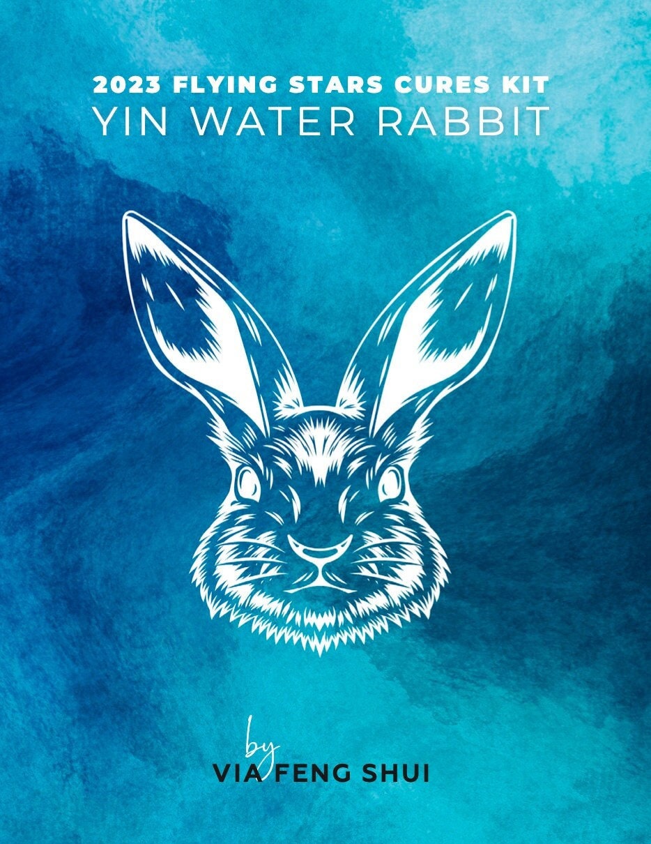 2023 YIN WATER RABBIT Flying Stars Cures Kit Feng Shui Cures Etsy