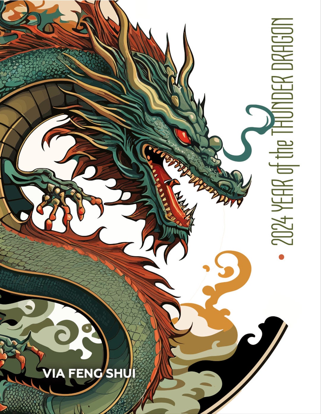 2024 THUNDER yang Wood DRAGON Flying Stars Cures Kit Feng Shui Cures Etsy