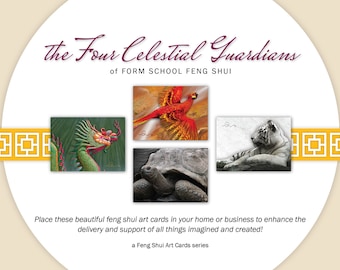 the Four Celestial Guardians ~ Art Cards  |  Feng Shui Cures