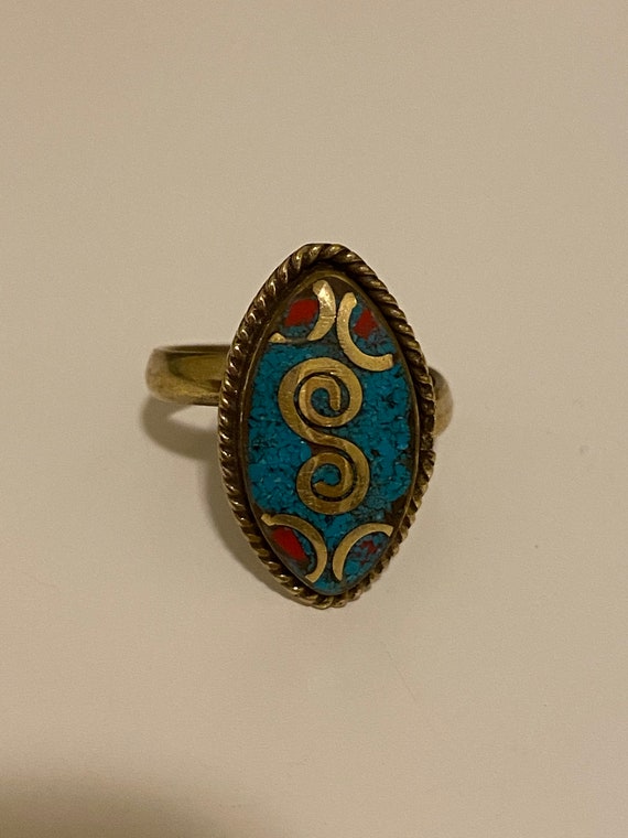 Adjustable Beautiful boho ring, tribal ring, ethni