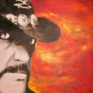 Lemmy Kilmister of Motorhead print from original Oil Painting