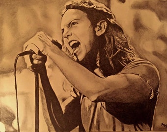 Eddie Vedder of Pearl Jam original print