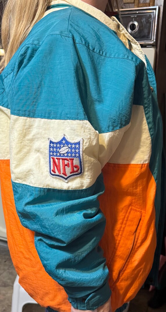 Vintage Adult NFL Miami Dolphins Winter Pro Line APEX ONE Jacket