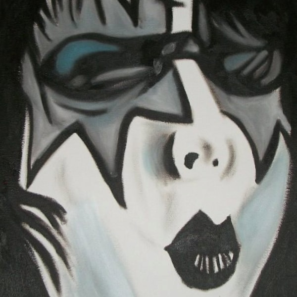 Ace Frehley of KISS print from my original oil painting
