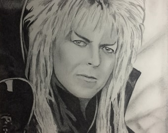 David Bowie Labyrinth print from my original portrait