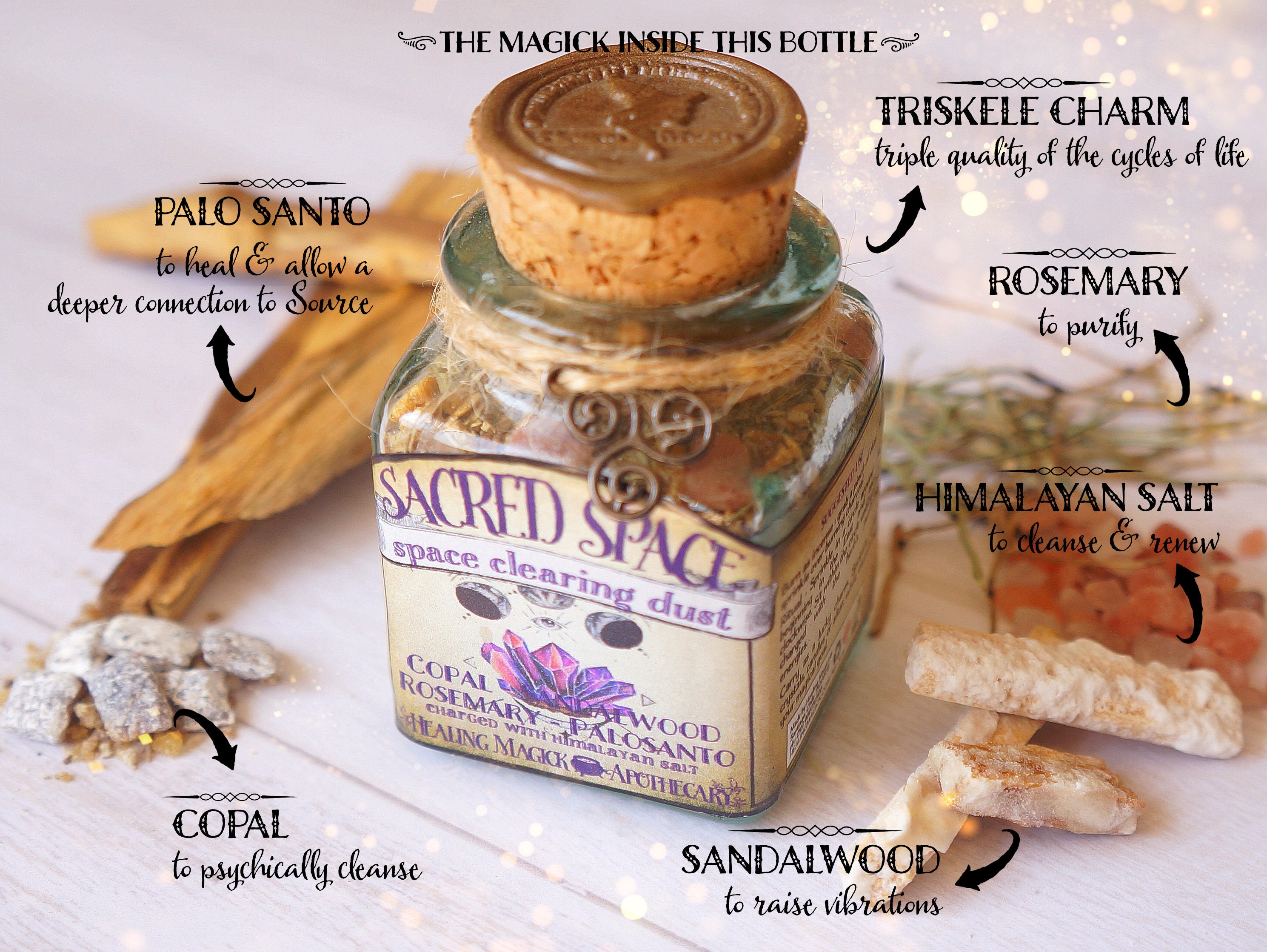 Purification Magick Dust Sacred Space Rosemary Etsy