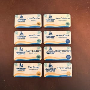 Custom Restaurant Name Tag: Personalized Sublimation Badge, Magnetic or Pin
