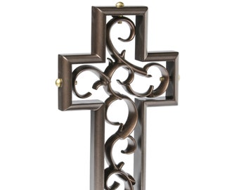 Metallisch Kupfer Kreuz: Hochzeitszeremonie Skulptur