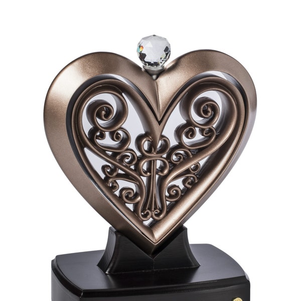 The Unity Heart® Rose Gold Unity Candle Unity Sand Elegant Alternative