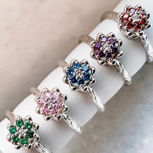 Tulip Rings - Sterling Silver Letney Jewelers Original