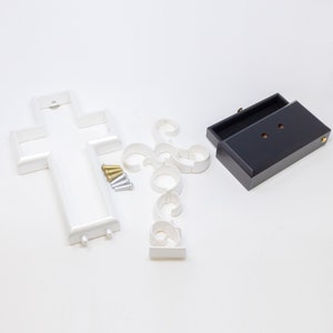 Unity Cross ® Ivory Color Wedding Cross Unity Candle Unity Sand Elegant Alternative image 5