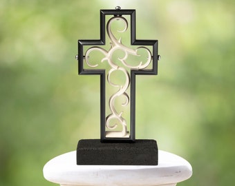 Bronze Kreuz: Hochzeitszeremonie Skulptur