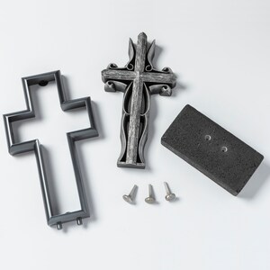 Unity Cross ® Coal Black & Burnished Iron; Unity Candle Unity Sand ...