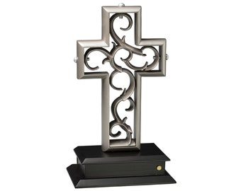Ein Einheits-Kreuz in Platin: Hochzeitszeremonie Skulptur