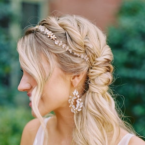 Bridal Hair Vine Bridal Hair Piece Wedding Hair piece Gold Hair Vine Silver Hair Vine Bridal Headpiece Bridal Headband Hair Accessories #192